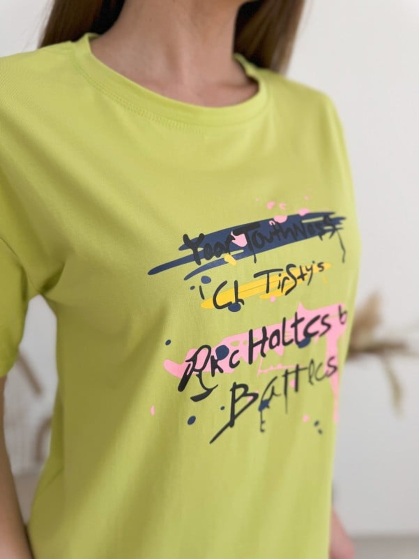 Футболка ISSA Plus модель WN20-617_салатовый Фото