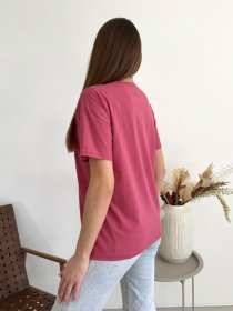 Футболка ISSA Plus модель WN20-617_темно_розовый Фото