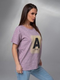 Футболка ISSA Plus модель WN20-618_сиреневый Фото