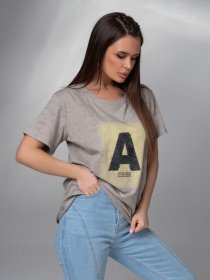 Футболка ISSA Plus модель WN20-618_хаки Фото