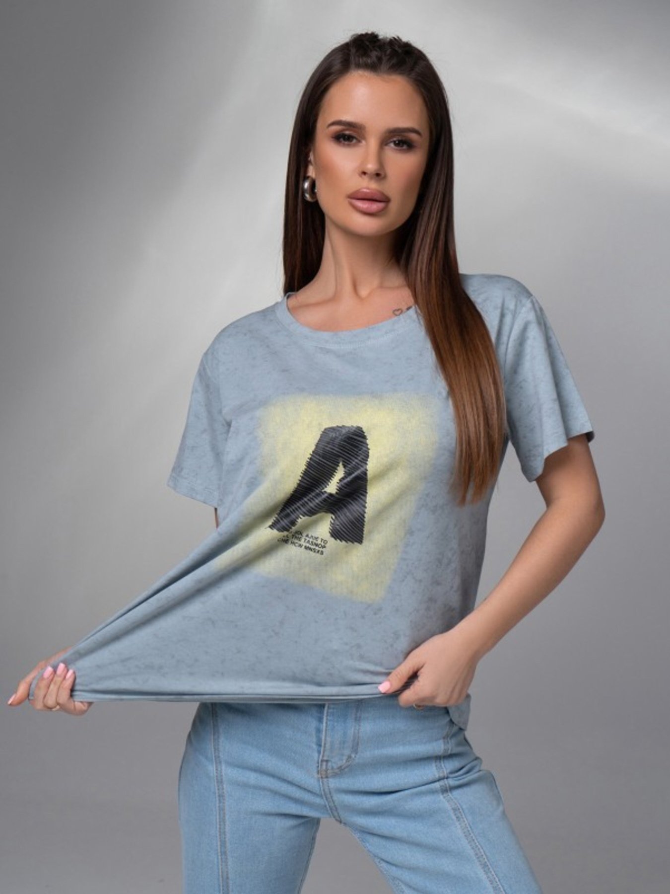 Футболки и поло ISSA Plus модель WN20-618_голубой Фото