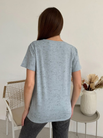 Футболка ISSA Plus модель WN20-619_голубой Фото