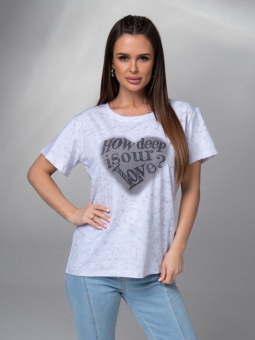 Футболка ISSA Plus модель WN20-619_серый Фото