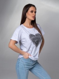 Футболка ISSA Plus модель WN20-619_серый Фото