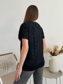 Футболка ISSA Plus модель WN20-619_черный Фото