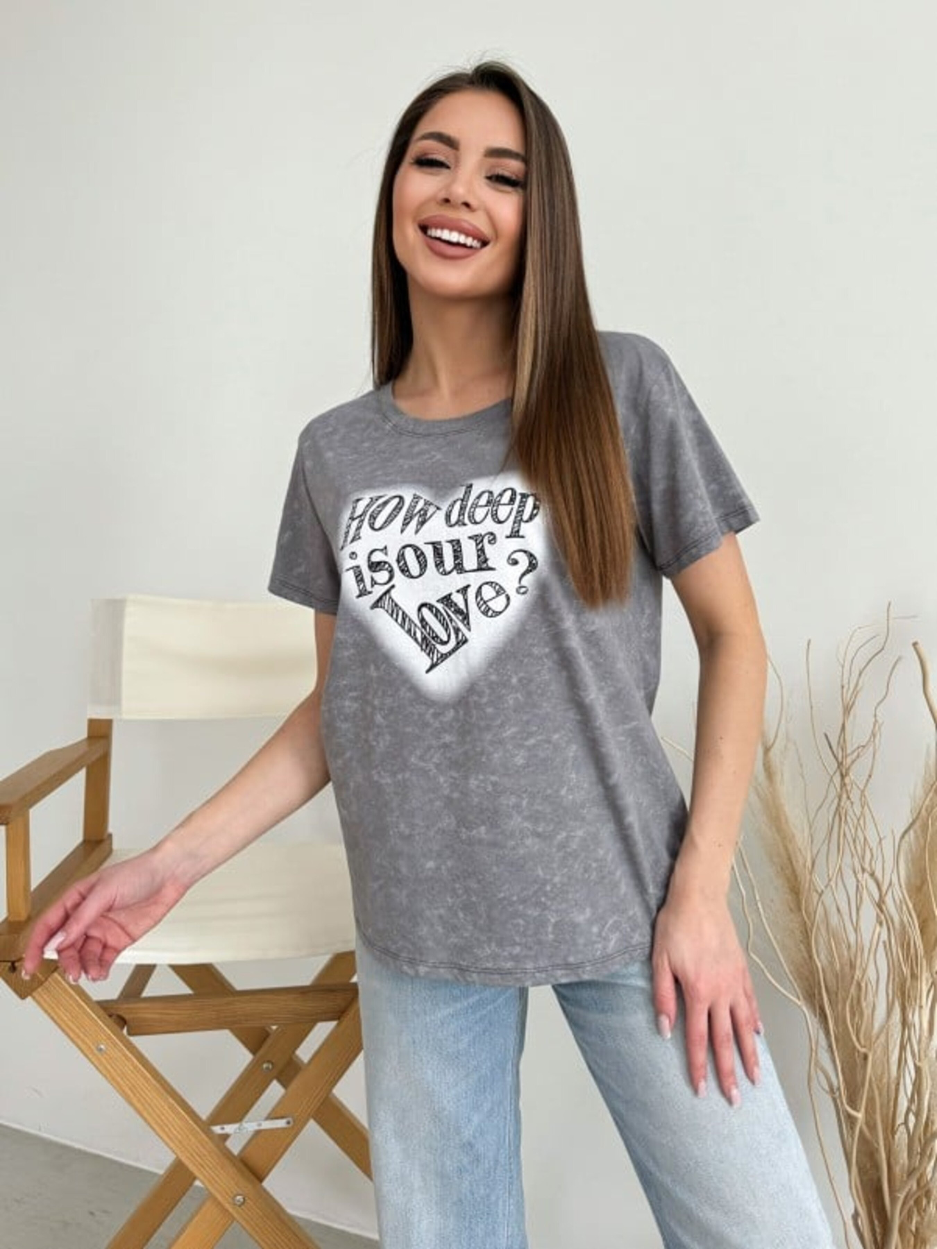 Футболка ISSA Plus модель WN20-619_темно_серый Фото