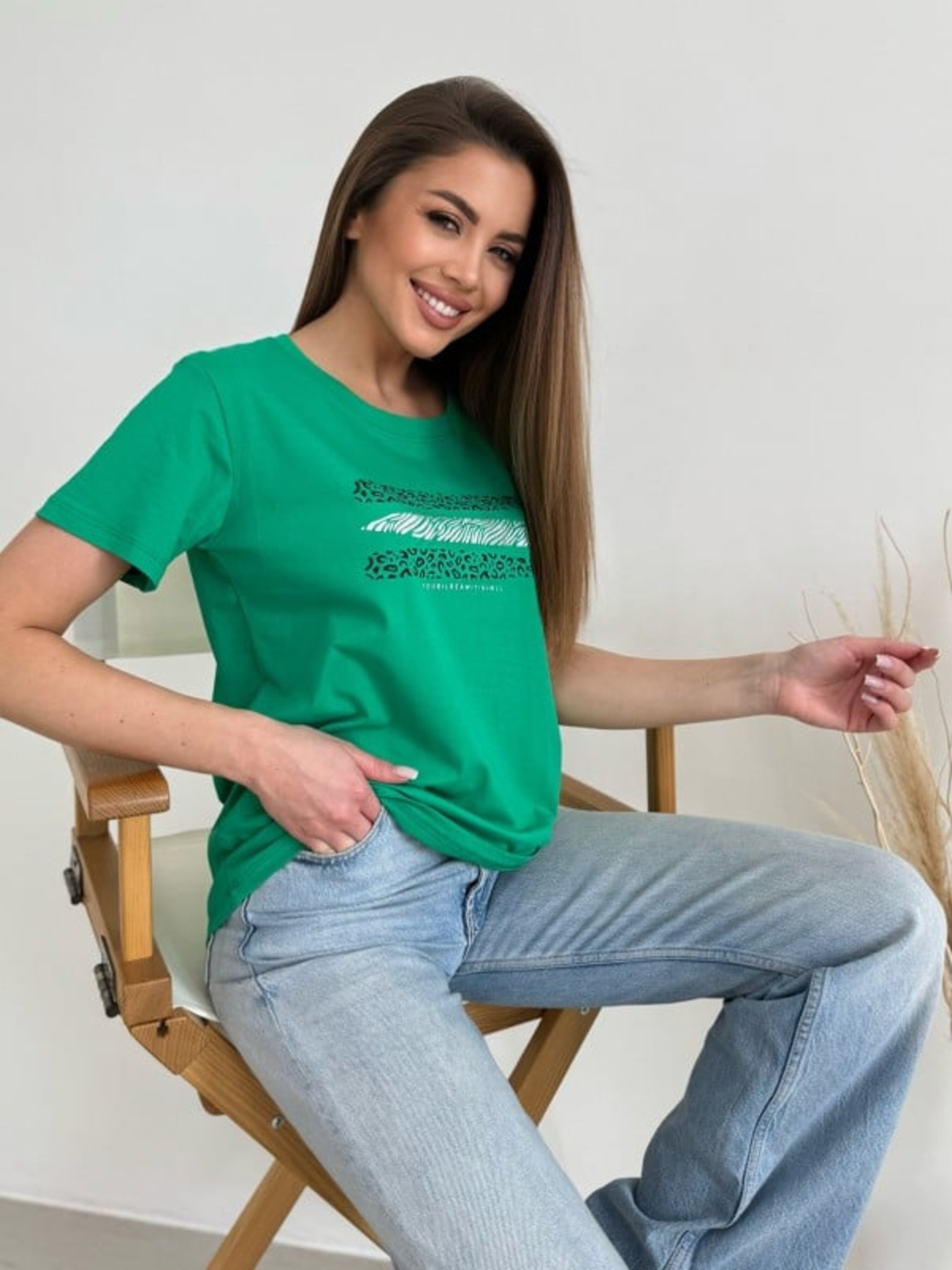 Футболка ISSA Plus модель WN20-620_зеленый Фото