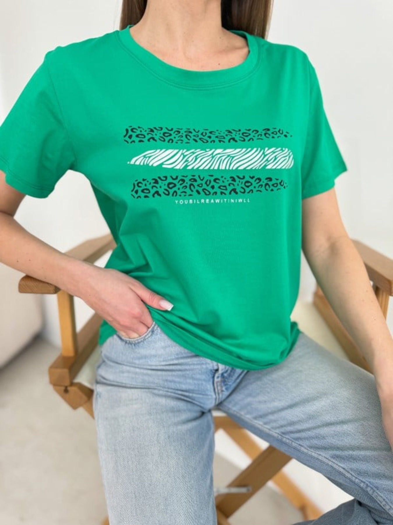 Футболка ISSA Plus модель WN20-620_зеленый Фото