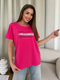 Футболка ISSA Plus модель WN20-620_малиновый Фото