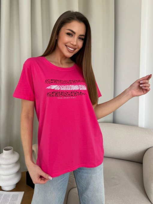 Футболка ISSA Plus модель WN20-620_малиновый Фото