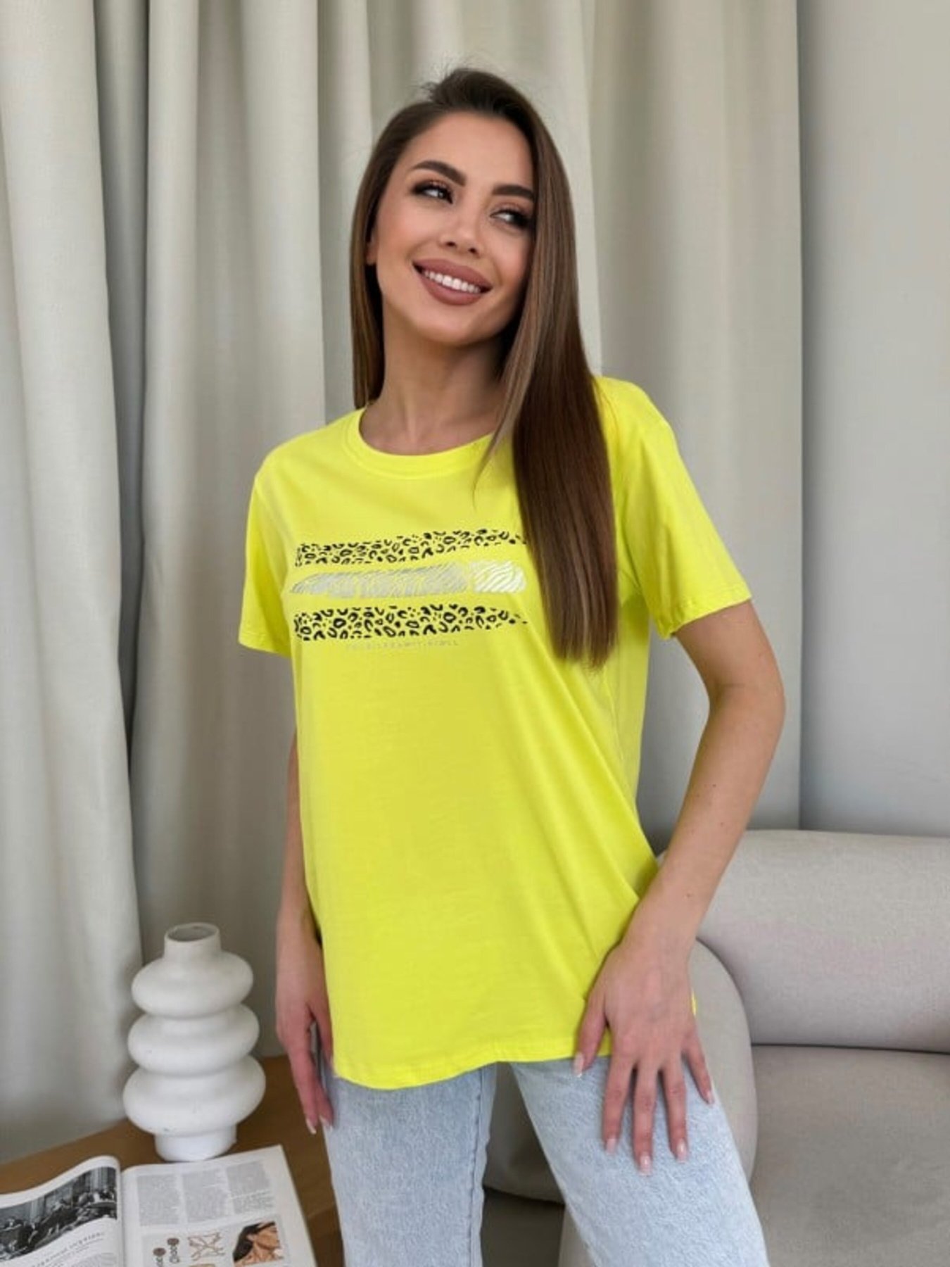 Футболка ISSA Plus модель WN20-620_салатовый Фото