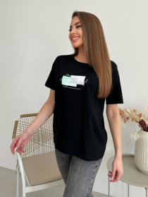 Футболка ISSA Plus модель WN20-621_черный Фото