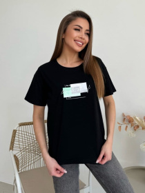 Футболка ISSA Plus модель WN20-621_черный Фото