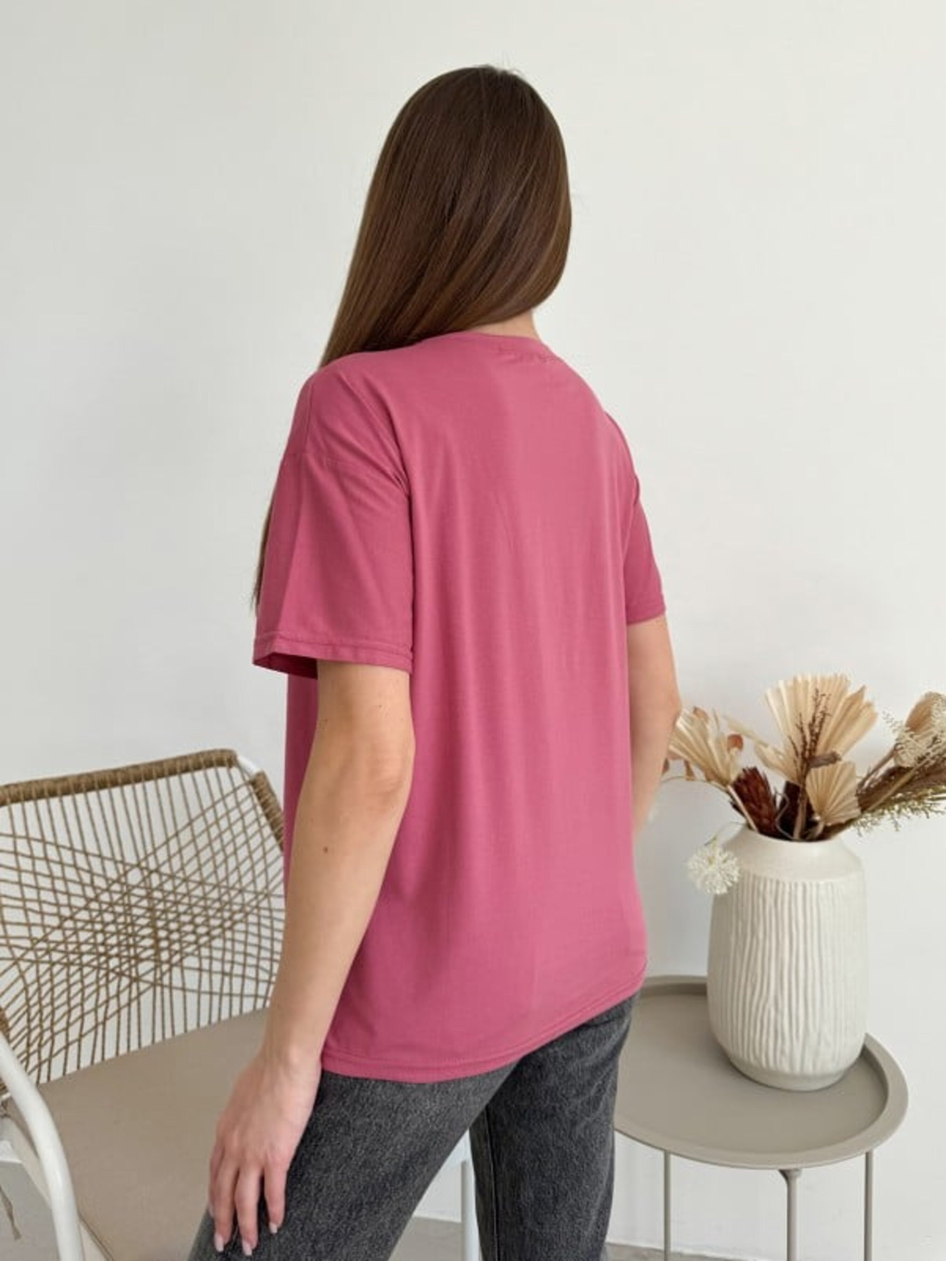 Футболка ISSA Plus модель WN20-621_темно_розовый Фото