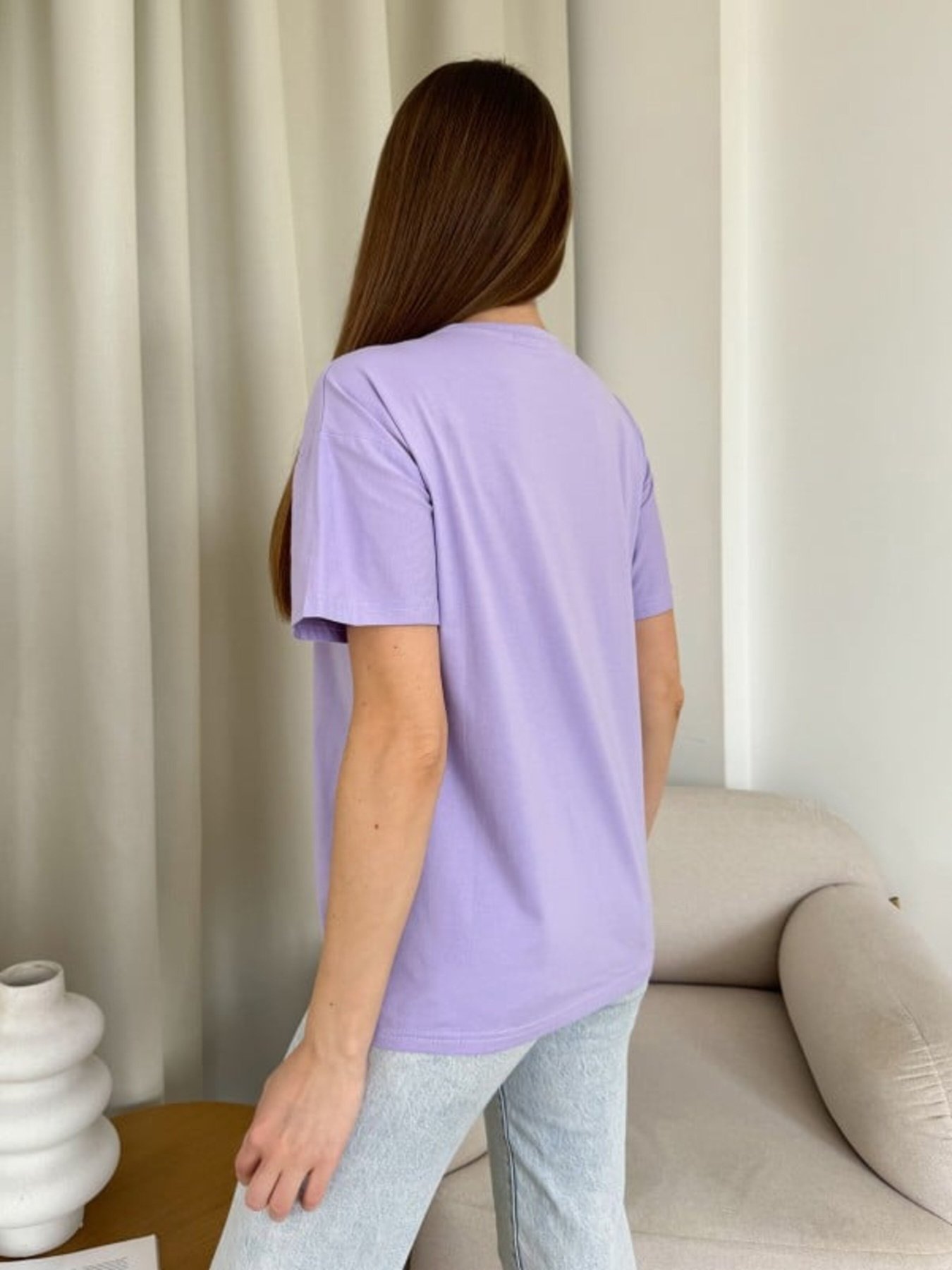 Футболка ISSA Plus модель WN20-621_сиреневый Фото