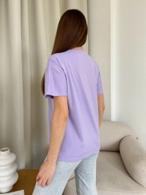 Футболка ISSA Plus модель WN20-621_сиреневый Фото
