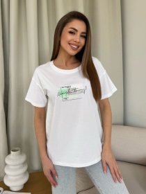 Футболка ISSA Plus модель WN20-621_белый Футболка ISSA Plus модель WN20-621_белый Фото