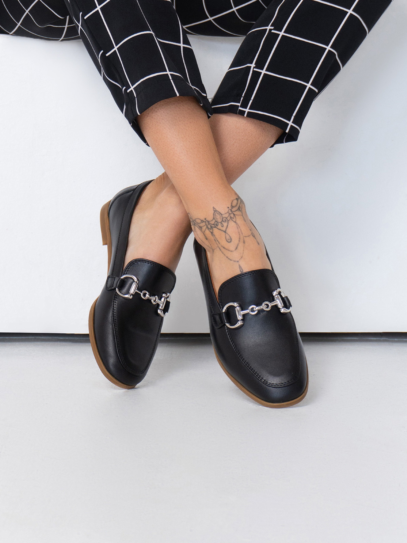 Лоферы ISSA Plus модель OB2-455_черный Фото