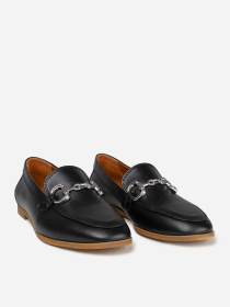 Лоферы ISSA Plus модель OB2-455_черный Фото