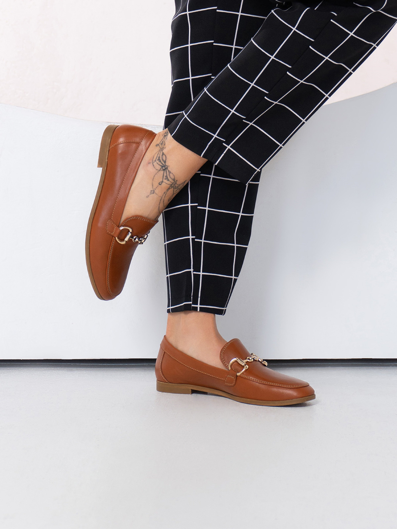 Лоферы ISSA Plus модель OB2-455_коричневый Фото