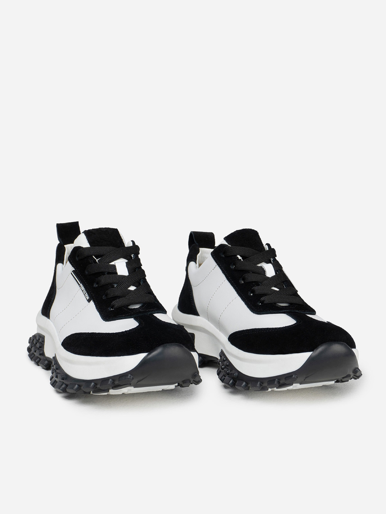 Кроссовки ISSA Plus модель OB2-436_белый_черный Фото