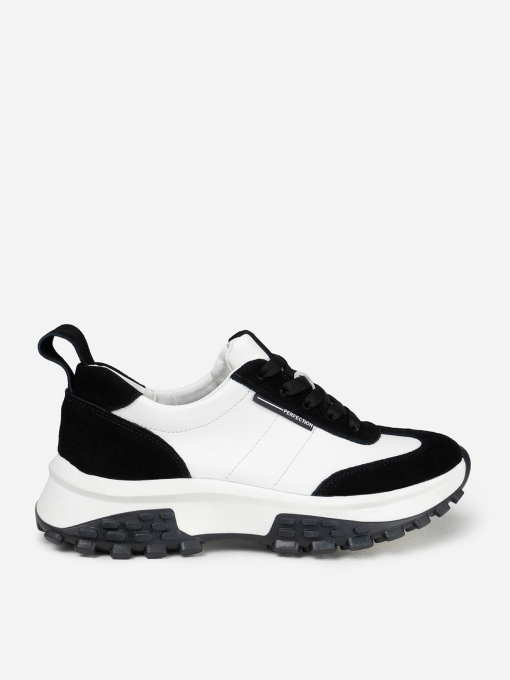 Кроссовки ISSA Plus модель OB2-436_белый_черный Фото