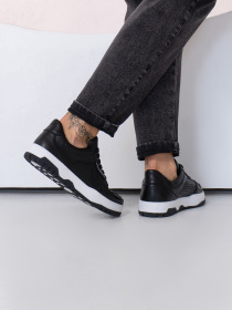 Кросівки повсякденні ISSA Plus модель OB2-437_черный Фото