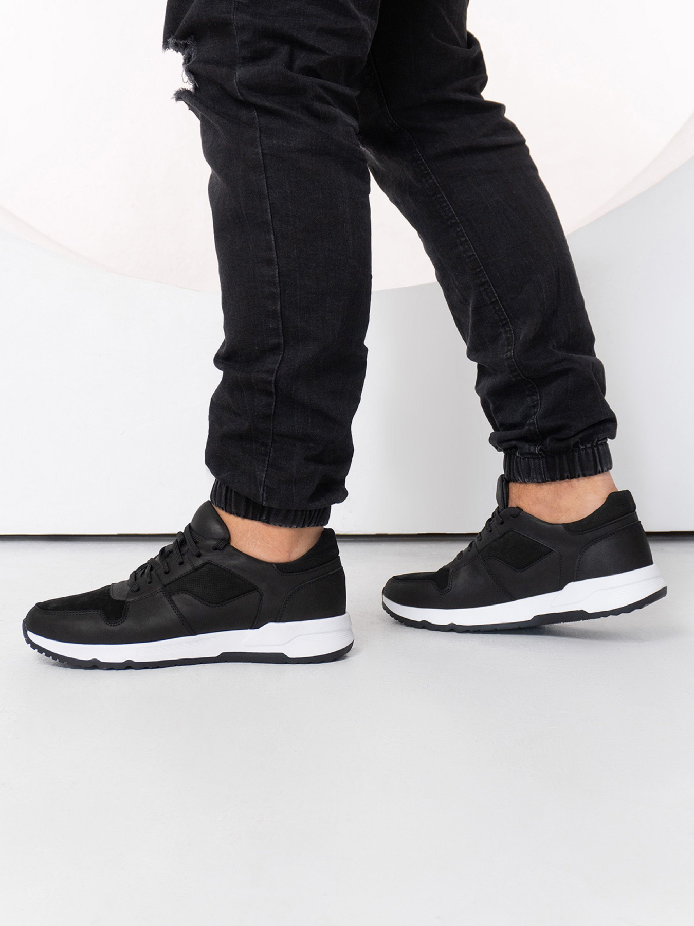 Кроссовки ISSA Plus модель GOB2-445_черный Фото