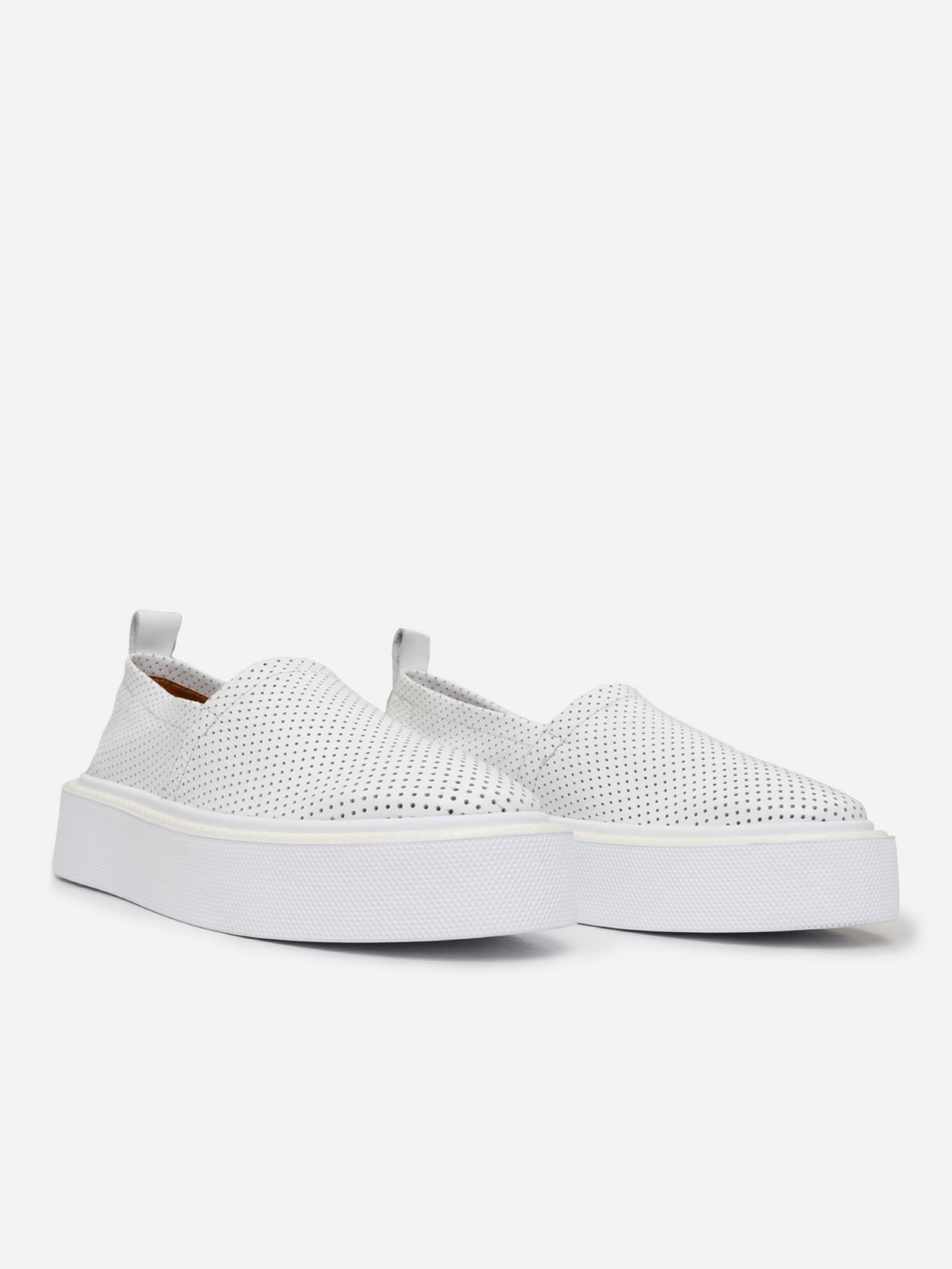 Слипоны ISSA Plus модель OB2-458_белый Фото