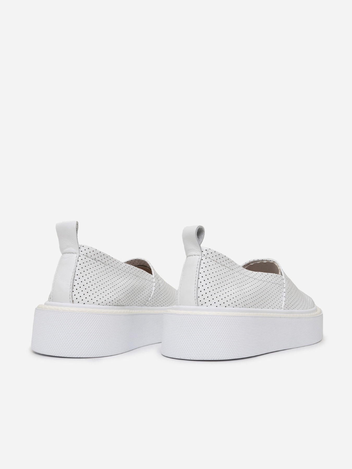 Слипоны ISSA Plus модель OB2-458_белый Фото