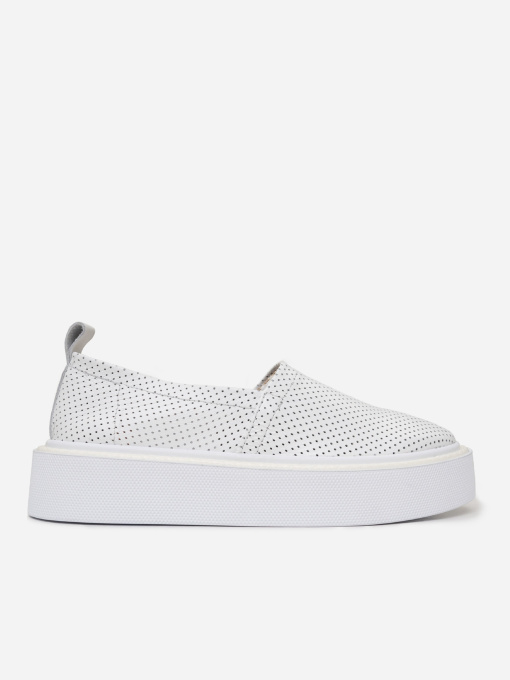 Слипоны ISSA Plus модель OB2-458_белый Фото