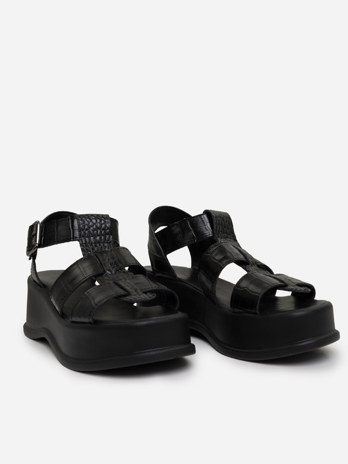 Босоножки ISSA Plus модель OB2-459_черный Фото