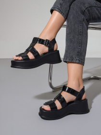 Босоножки ISSA Plus модель OB2-459_черный Фото