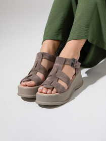 Босоножки ISSA Plus модель OB2-460_бежевый Фото