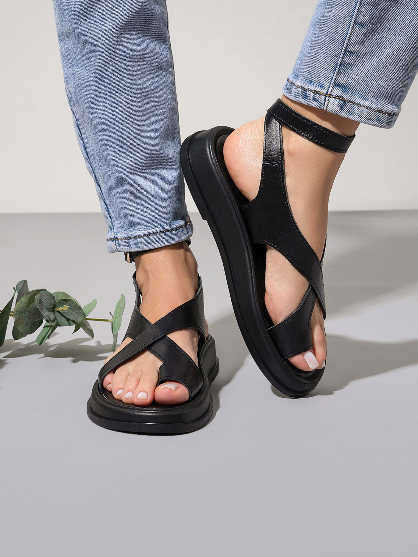 Сандалии ISSA Plus модель OB2-461_черный Фото