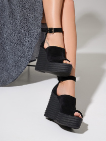 Босоножки ISSA Plus модель OB2-462_черный Фото