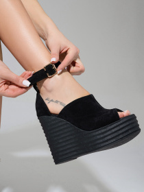 Босоножки ISSA Plus модель OB2-462_черный Фото