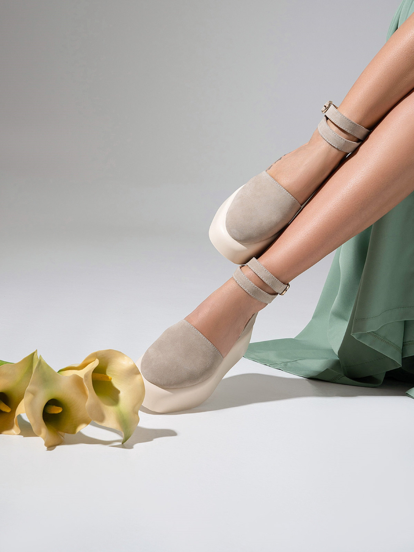 Босоножки ISSA Plus модель OB2-463_бежевый Фото