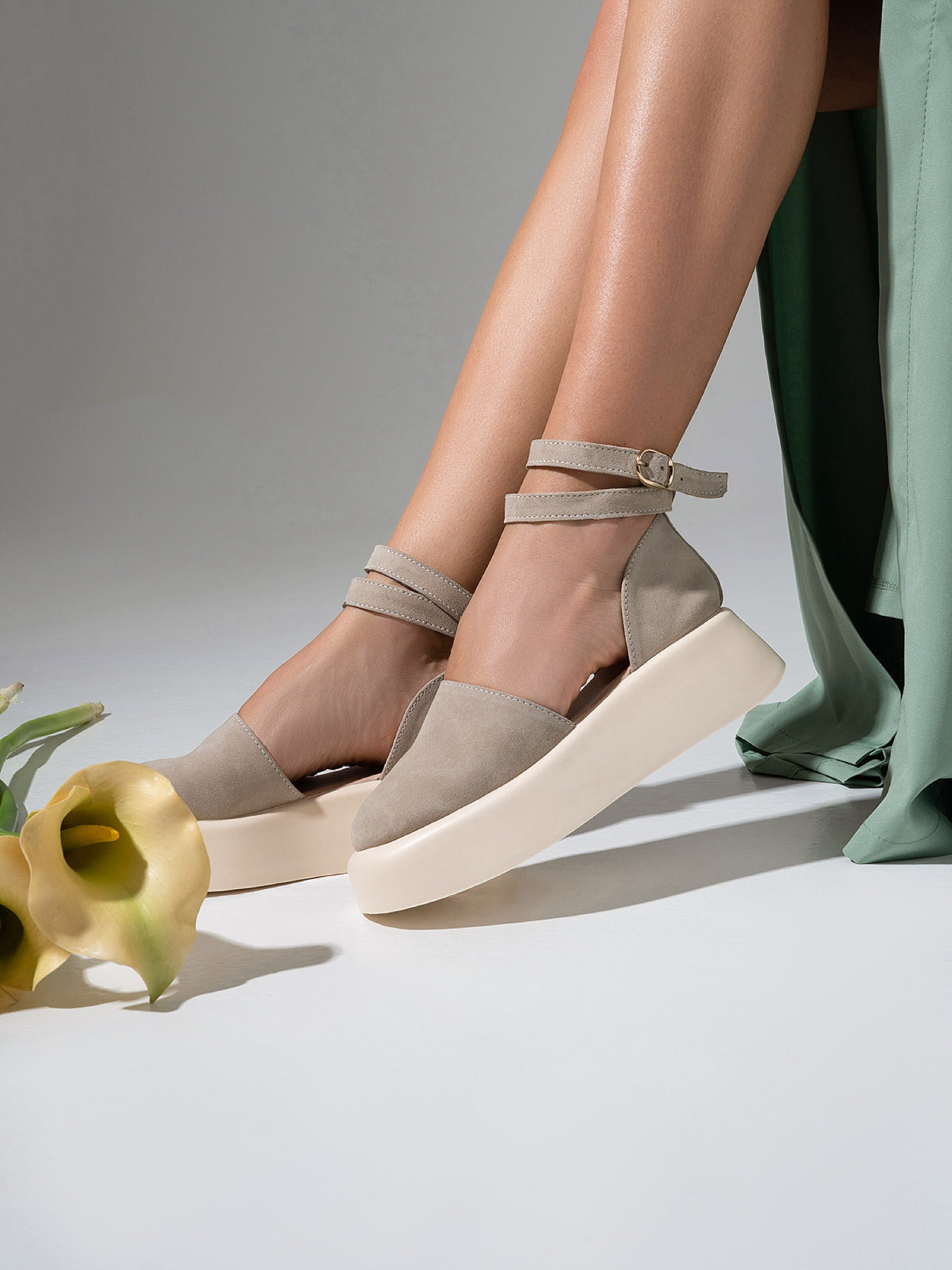 Босоніжки ISSA Plus модель OB2-463_бежевый Фото