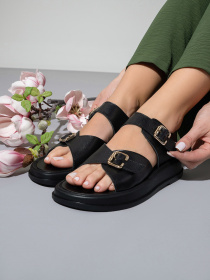 Сандалии ISSA Plus модель OB2-464_черный Фото