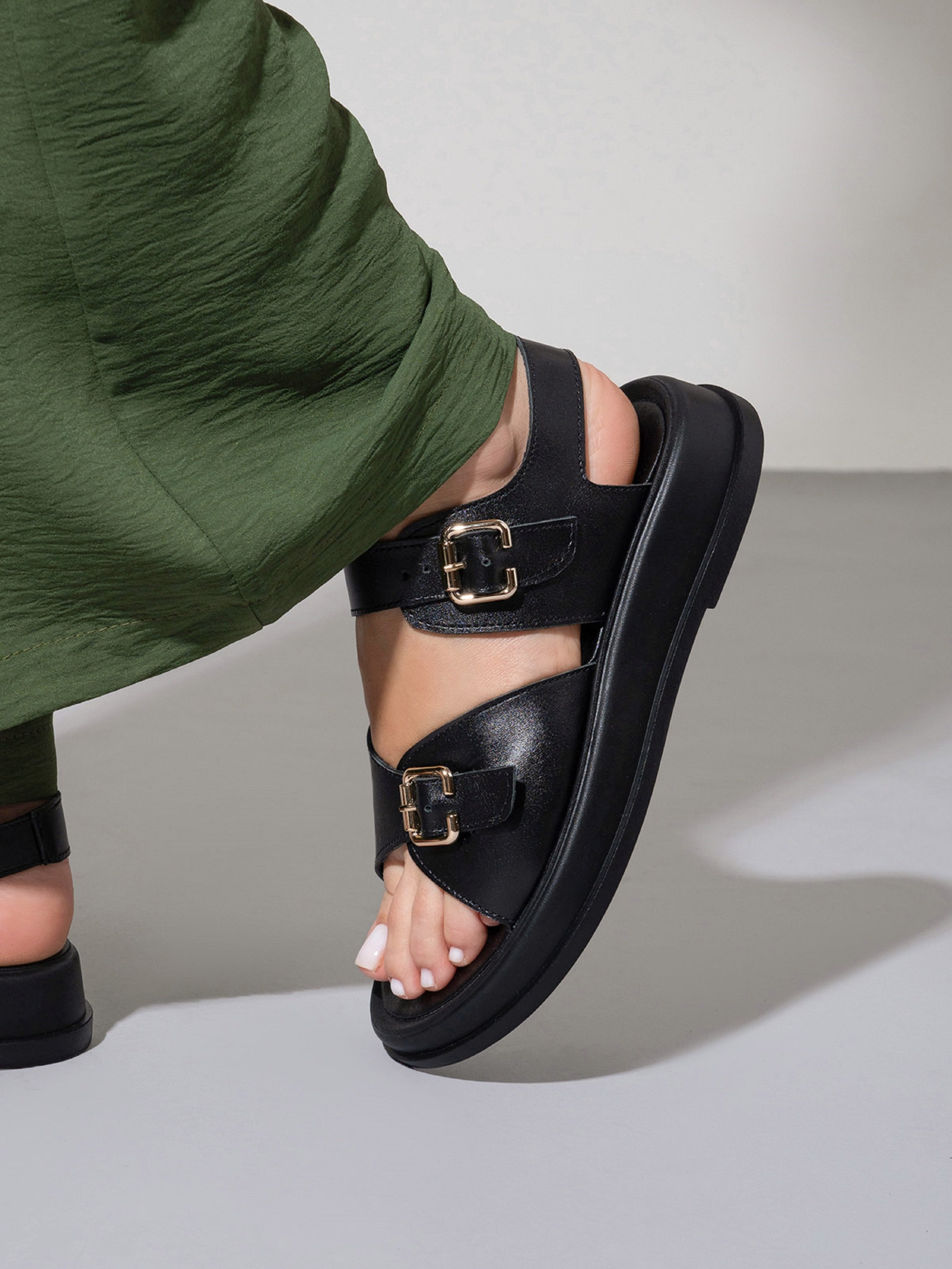 Сандалии ISSA Plus модель OB2-464_черный Фото