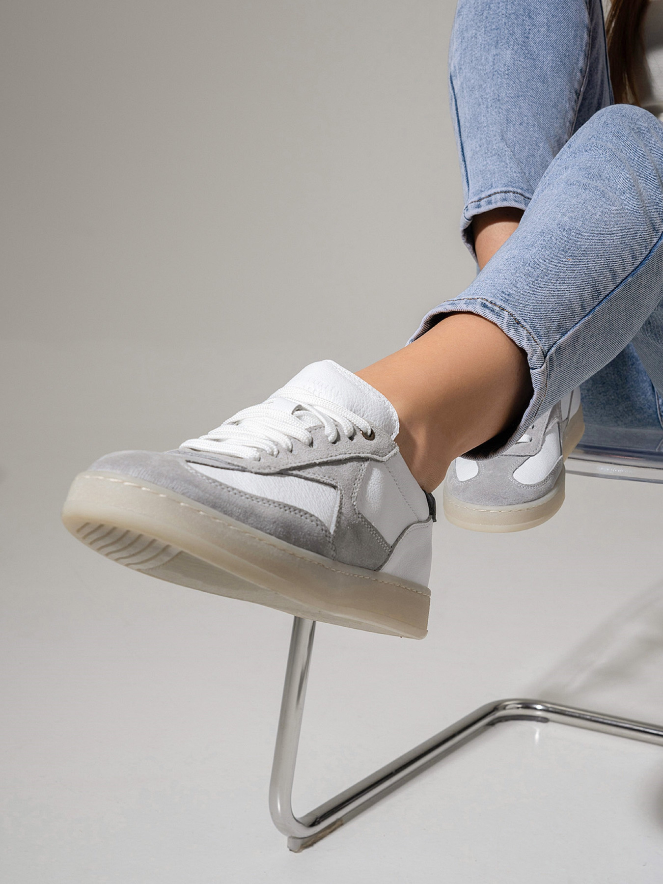 Кеды низкие ISSA Plus модель OB2-450_серый Фото