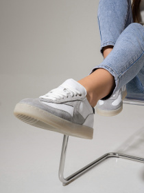 Кеды низкие ISSA Plus модель OB2-450_серый Фото