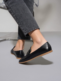 Лоферы ISSA Plus модель OB2-452_черный Фото