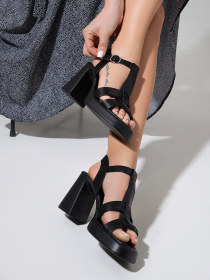 Босоножки ISSA Plus модель OB2-476_черный Фото