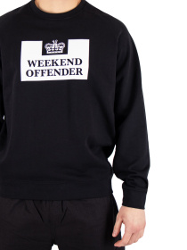 Свитшот Weekend Offender модель WOSW370-BLACK Фото