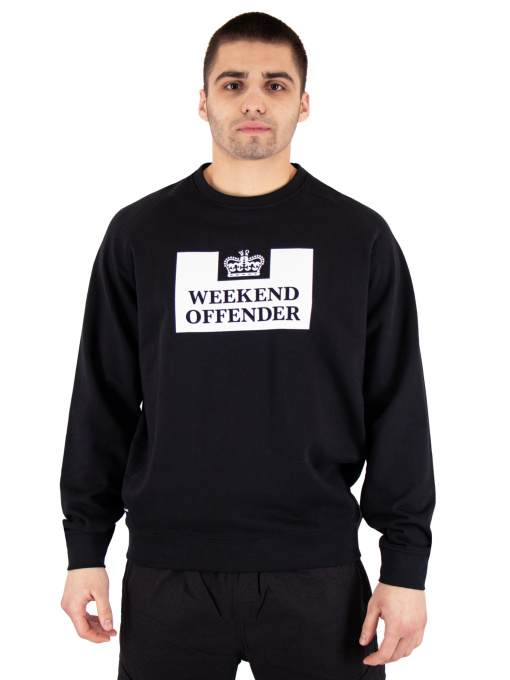 Світшот Weekend Offender модель WOSW370-BLACK Фото