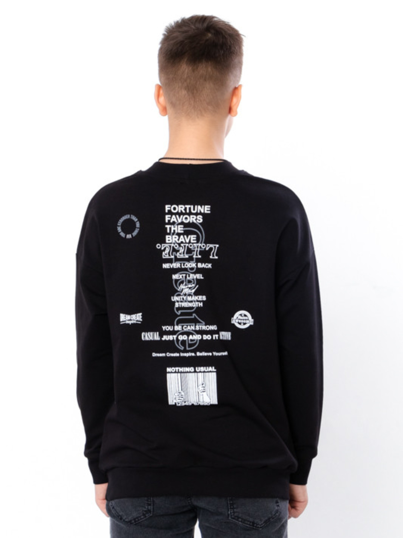 Свитшот Носи своє модель 6393-057-33-1-chornij Фото