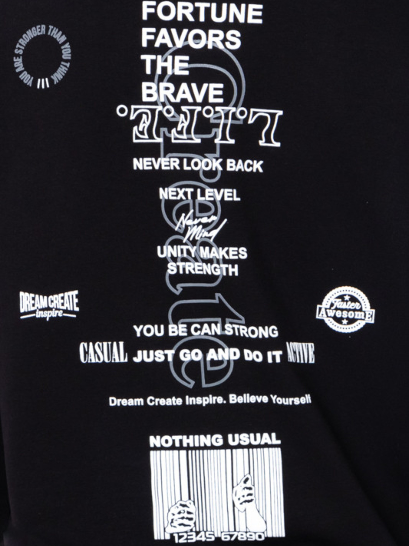 Свитшот Носи своє модель 6393-057-33-1-chornij Фото