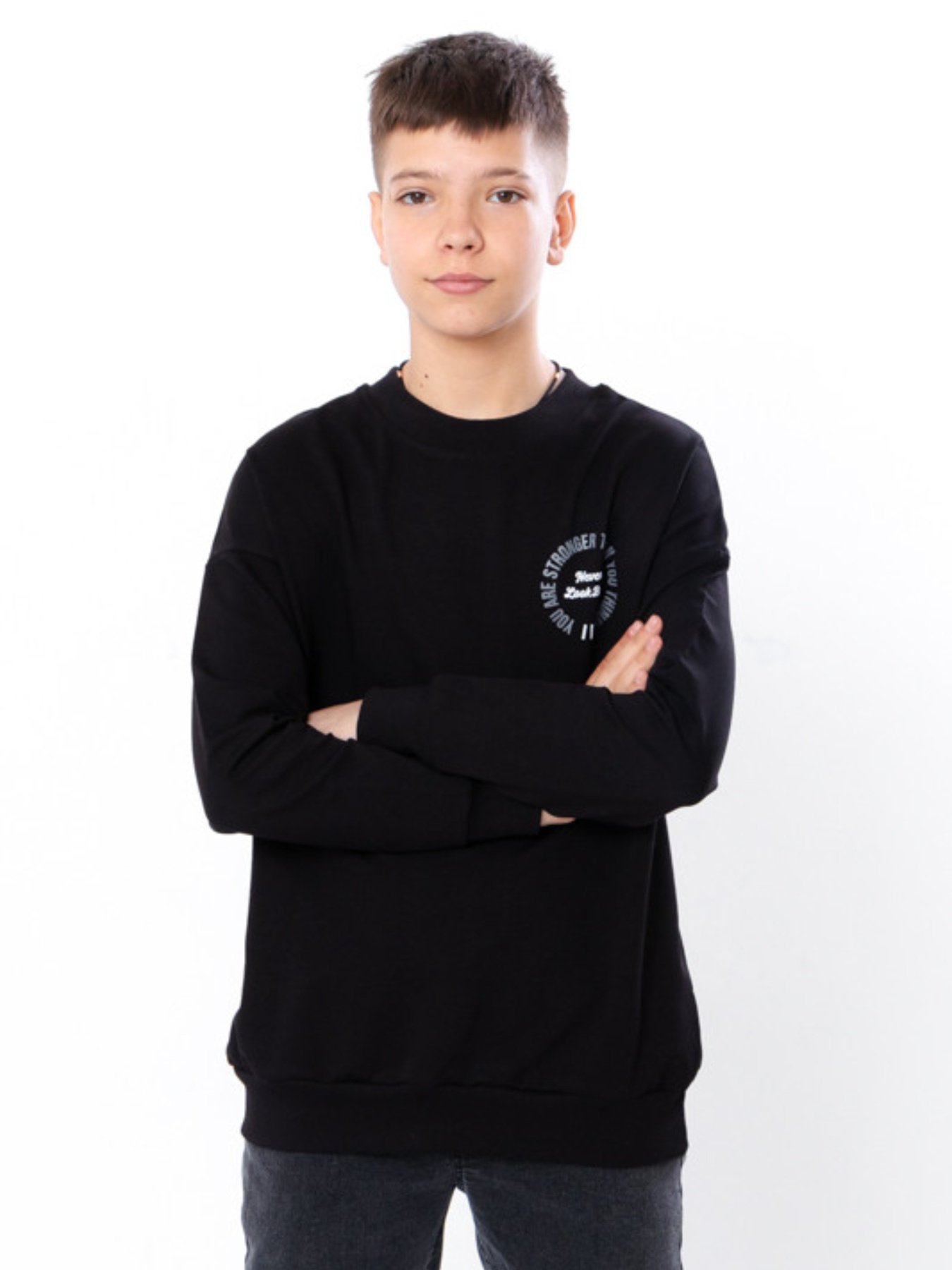 Свитшот Носи своє модель 6393-057-33-1-chornij Фото